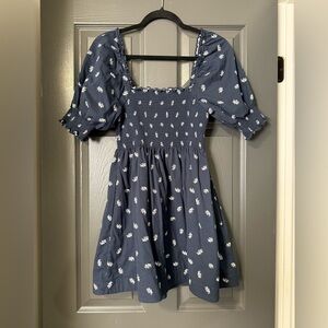 Hill House Home Athena Nap Dress - Small - Navy Autumn Paisley